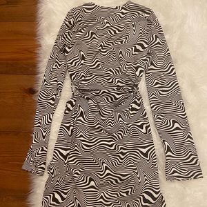 Wavy Cutout Dress